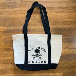 Official Kenny Chesney Canvas Beach Tote Bag No Shoes Nation Tour Merch